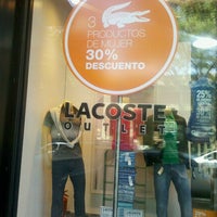 Photo taken at Lacoste by Santiago P. on 10/26/2012