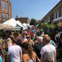 Photo taken at Columbia Road Flower Market by Peter T. on 7/1/2018