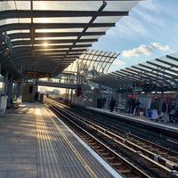 Photo taken at Poplar DLR Station by Luke F. on 5/10/2019