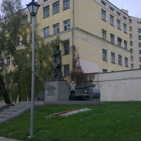 Photo taken at Пам&amp;#39;ятник Юліушу Словацькому by Denys on 10/18/2012