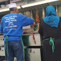 Photo taken at Halal Food Cart on 34th Ave by Annie ʚϊɞ Z. on 10/27/2015