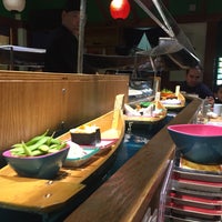 Photo taken at Isobune Sushi by Smruthi S. on 2/27/2017