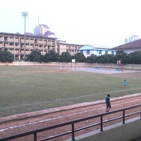 Photo taken at Lapangan Bola PTIK by Bobby T. on 9/28/2013