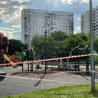 Photo taken at Детская площадка в парке &amp;quot;Садовники&amp;quot; by Pavel K. on 6/14/2021
