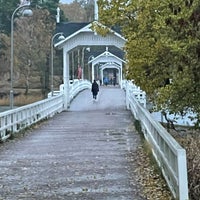 Photo taken at Seurasaaren silta by Pavel K. on 10/16/2022