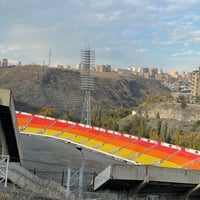 Photo taken at Hrazdan Stadium | Հրազդան մարզադաշտ by Pavel K. on 11/5/2022