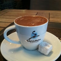 Photo taken at Caribou Coffee by Mazhar Can Y. on 2/3/2017