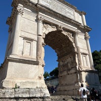 Photo taken at Arch of Titus by Aimee L. on 6/8/2023