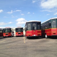 Photo taken at Chicago Trolley &amp;amp; Double Decker Company by Angel G. on 9/27/2012