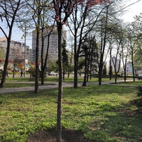 Photo taken at Park near m. Minska by Arthur N. on 4/21/2019
