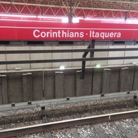 Photo taken at Estação Corinthians-Itaquera (Metrô) by Ricardo P. on 4/3/2018