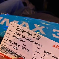 Photo taken at IMAX Saal 1 by Birgit H. on 1/3/2022