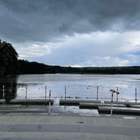 Photo taken at Lac d&amp;#39;Echternach by Laura D. on 8/1/2021