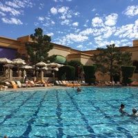 Photo taken at Wynn Las Vegas Pool by Mario D. on 9/25/2015