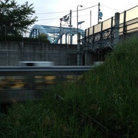 Photo taken at 沼部橋 by J on 6/2/2013