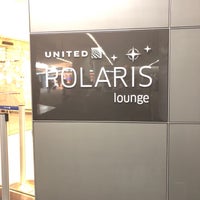 Photo taken at United Polaris Lounge by Hin T. on 9/11/2018