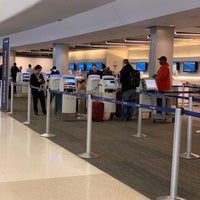 Photo taken at United Airlines Check-in by Hin T. on 3/8/2019