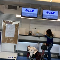 Photo taken at ANA Check-In Counter by Hin T. on 2/20/2019