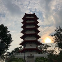 Photo taken at Pagoda, Chinese Garden by Hinepochi I. on 12/23/2018