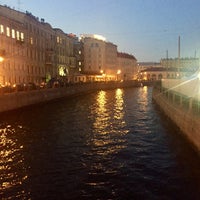 Photo taken at Большой Конюшенный мост by Наташа И. on 7/15/2018