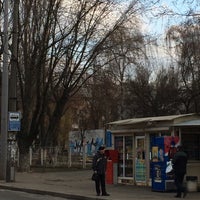 Photo taken at Остановка ул. Донецкая by Nadiia Z. on 3/15/2016