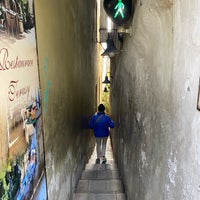 Photo taken at The Narrowest Street in Prague by A on 11/16/2023