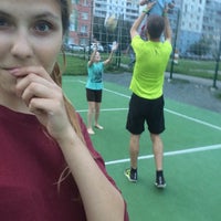 Photo taken at Баскетбольная площадка by Alexandra K. on 8/22/2016
