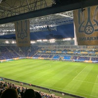 Das Foto wurde bei Дніпро-Арена / Dnipro-Arena von Taras M. am 6/8/2021 aufgenommen