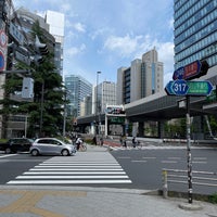 Photo taken at Shinsencho Intersection by Chii Y. on 4/25/2021