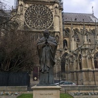 Photo taken at Statue de Saint Jean-Paul II by Kostadin B. on 2/11/2019