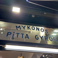 Photo taken at Mykonos Pitta Gyros by Teka L. on 8/21/2022
