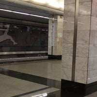 Photo taken at metro Spartak by Дмитрий С. on 10/25/2019