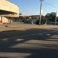 Photo taken at Strašnická (tram) by Ondřej H. on 9/11/2016