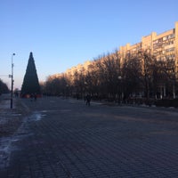 Photo taken at Бульвар им. Энгельса by Victoria N. on 1/4/2017