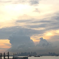 Photo taken at Singapore Strait by Ali K. on 5/30/2018