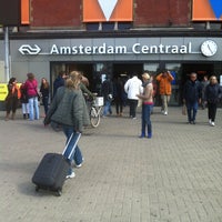Photo taken at Amsterdam Central Railway Station by Andre P. on 4/28/2013