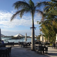 Photo taken at Les Canisses Resto &amp;amp; Plage by Cedric A. on 10/2/2012