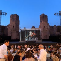 Photo taken at Stadio delle Terme di Caracalla by Simon Z. on 7/23/2019