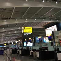 Photo taken at Terminal 5 by Simon B. on 4/9/2016