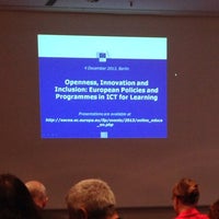 Photo taken at Educa - 19th International Conference On Technology Supported Learning &amp;amp; Training by Bernard I. on 12/4/2013