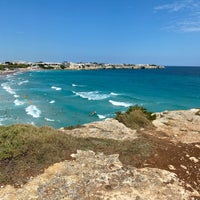 Photo taken at Spiaggia di Torre dell&amp;#39;Orso by Stefano S. on 8/9/2020