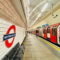 Photo taken at Notting Hill Gate London Underground Station by Victor A. on 5/26/2024