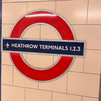 Photo taken at Heathrow Terminals 2 &amp;amp; 3 London Underground Station by Victor A. on 5/22/2023