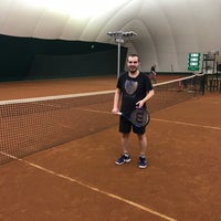 Photo taken at Теннисный клуб «Хасанская 19» by Roman  T. on 4/3/2018