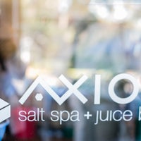 Photo taken at AXIOS salt spa + juice bar by AXIOS salt spa + juice bar on 2/28/2016