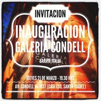 Photo taken at Galeria Condell by Tomás A. on 3/21/2013