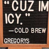 Foto diambil di Gregorys Coffee oleh Brenda pada 9/6/2019