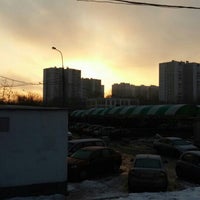 Photo taken at Площадь у метро Чертановская by Никита П. on 2/20/2016