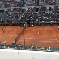 Photo taken at Internazionali BNL d&#39;Italia Di Tennis by Apolena B. on 5/14/2018