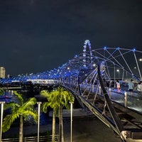 Photo taken at The Helix Bridge by Kalle R. on 3/10/2024